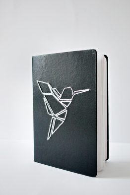Origami Embroidered Notebook
