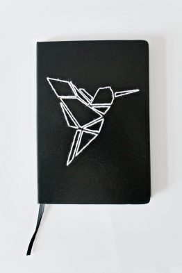 Origami Embroidered Notebook