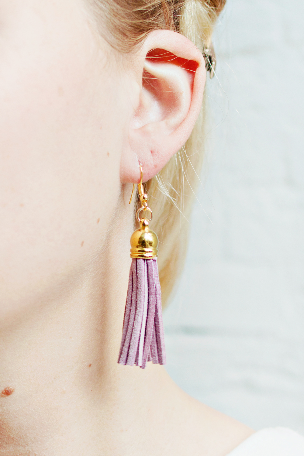 Tassel Earrings - Violet - Shop