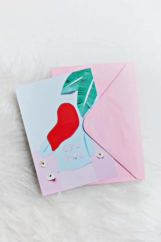 ART DIY | Handmade Collage Greeting Card
