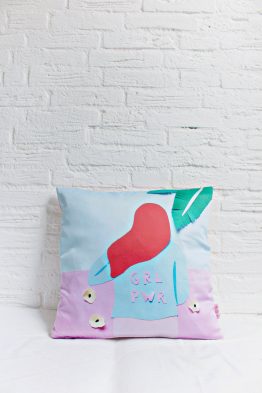 Handmade Pillow Cover - GRL PWR